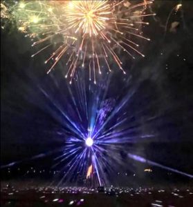 Show pyrotechnique intérieur et extérieur